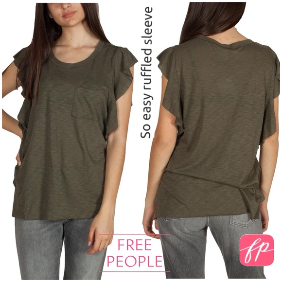 Free People Top Short Sleeve ‘So Easy’ - Picture 1 of 12